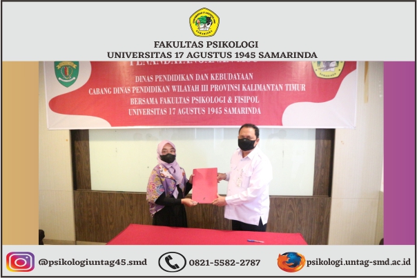 Penandatanganan Kesepakatan Kerja Sama Dengan Perguruan Tinggi dengan Dinas Pendidikan & Kebudayaan Wilayah III Kalimantan Timur